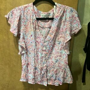 Pink Paisley Women's Top
